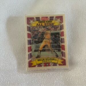 NWT Willie Stargell Kellogg's Frosted Flakes All Star Card